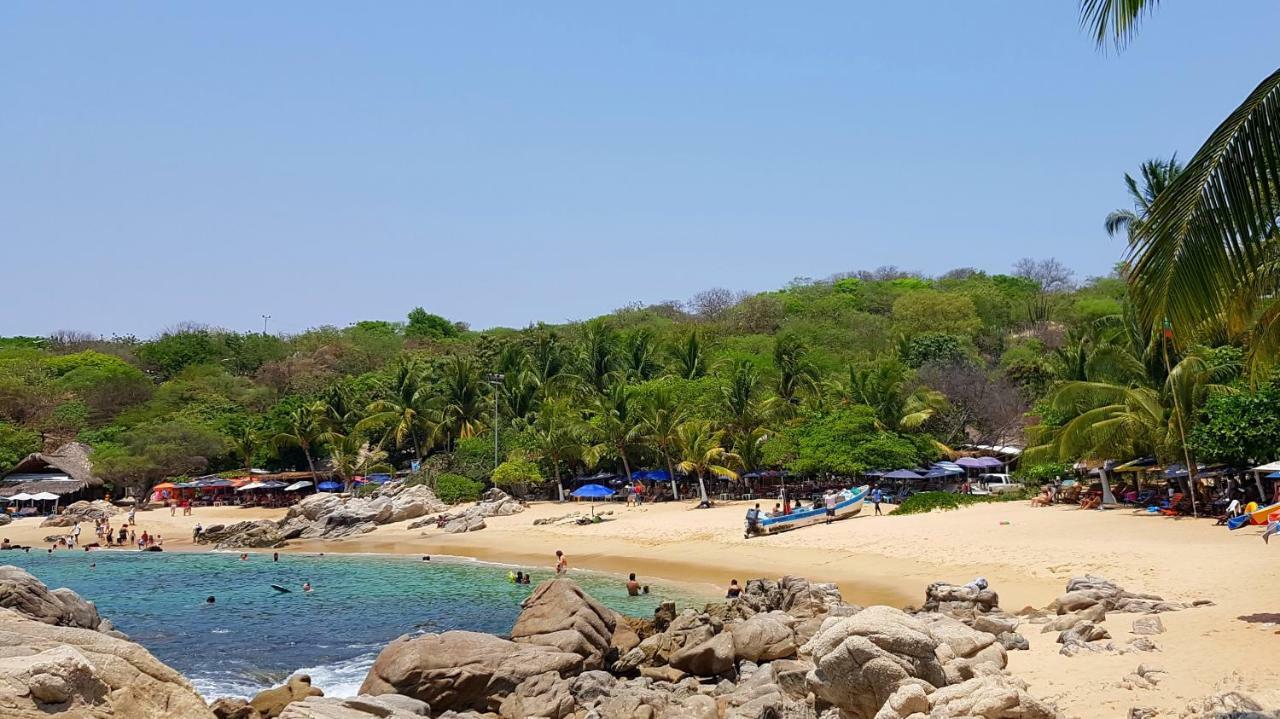Villa Mango Hostel Puerto Escondido  Kültér fotó