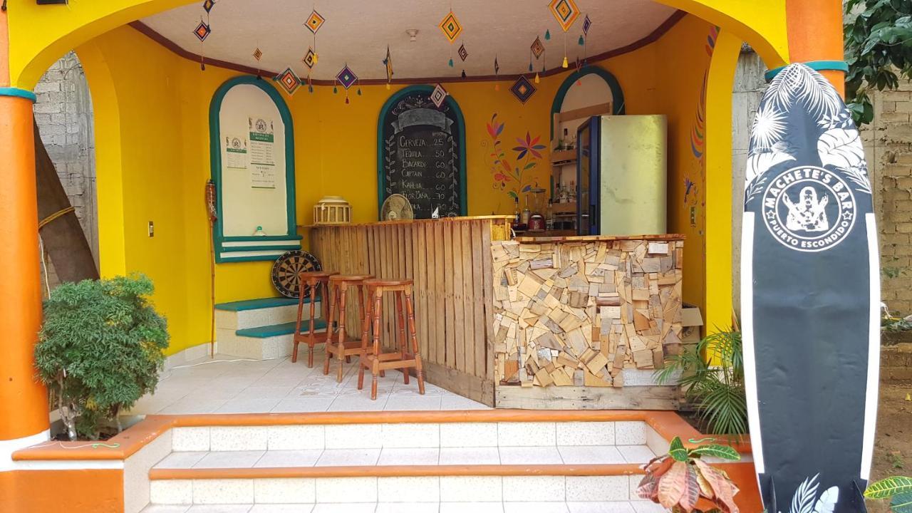 Villa Mango Hostel Puerto Escondido  Kültér fotó